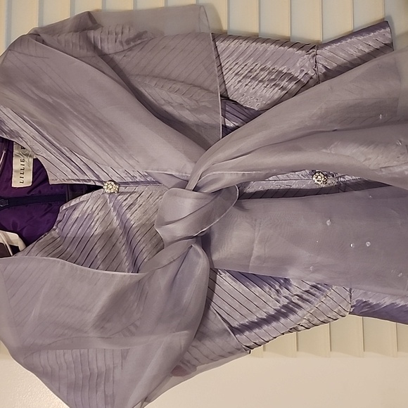 3 PC evening / bride mother's dress - Picture 4 of 4